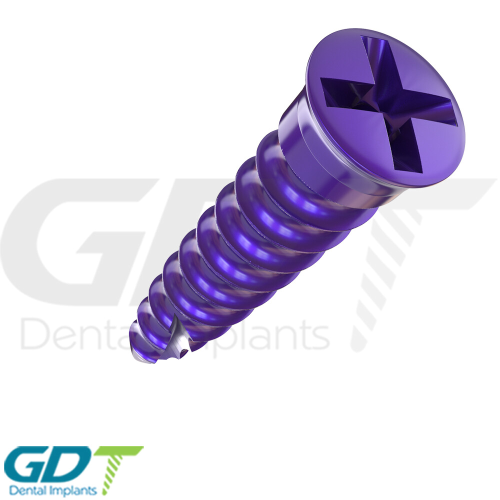 10 Self Drilling GBR Bon Screw Ø1.6mm Membrane Fixation Dental Im plant