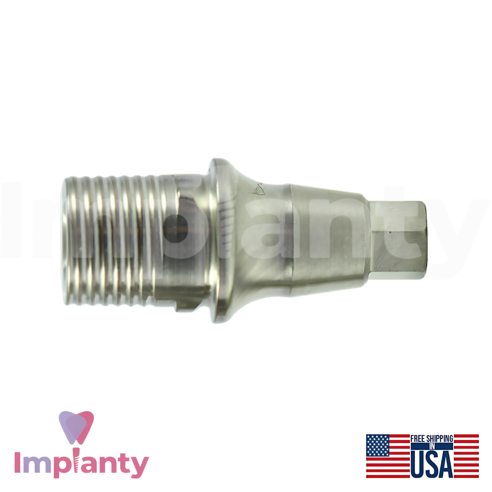 10x Neodent GM Compatible Titanium Base Ø4.5mm Prosthetic Grand Morse Connection