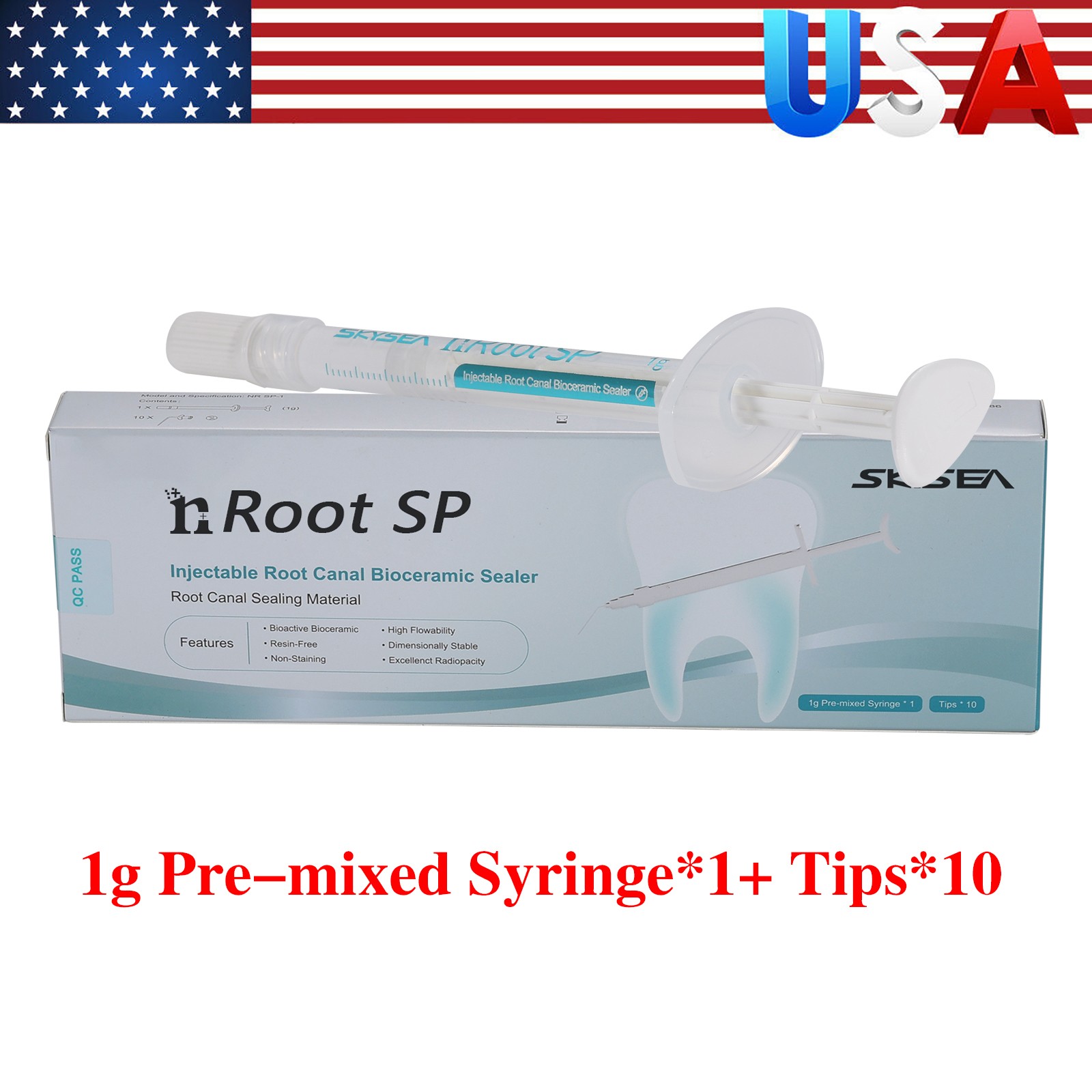 Root canal bioceramic sealer Root Canal Endo Filling Cement SP 1g Dental