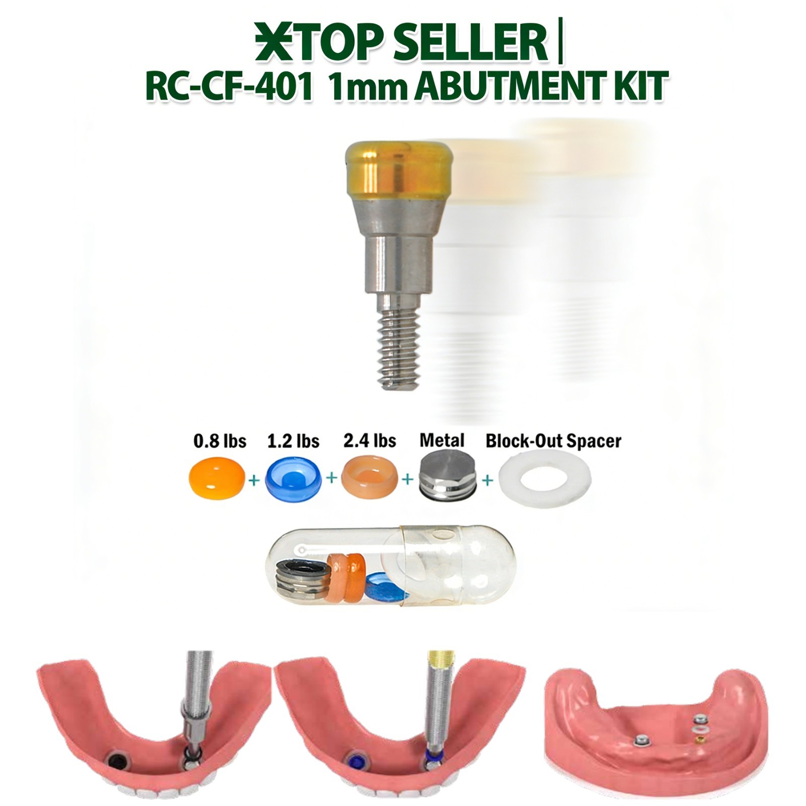 US ZEST Classic Locator Abutment Straumann ITI CrossFit Bone Level BL/BLT NC/RC