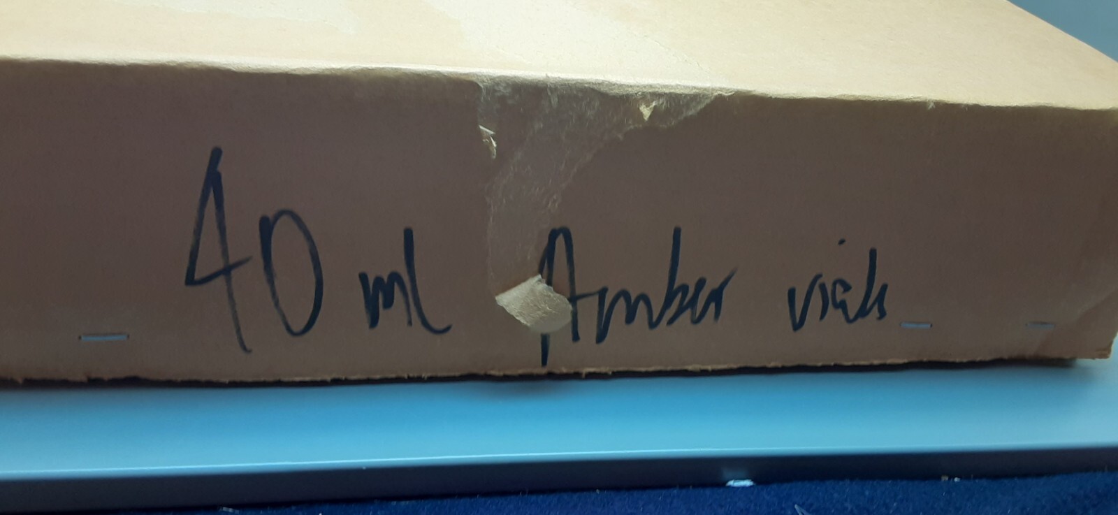 Kimble Glass Inc 40 X 86mm 40ml Amber Vials box of (140) 62421D 40