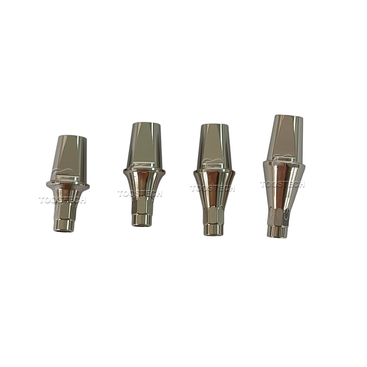 10pcs Titanium straight abutment fits to Megagen Blue diamond RC D5.0 GH1-4mm