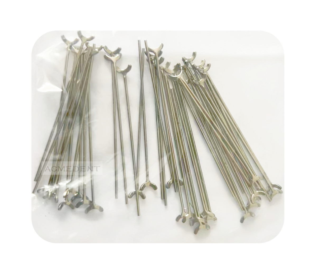 4Piece Dental Ball Retainer J Clasp Oblique Ortho Clasps Bars Y-Type Fit Scheu