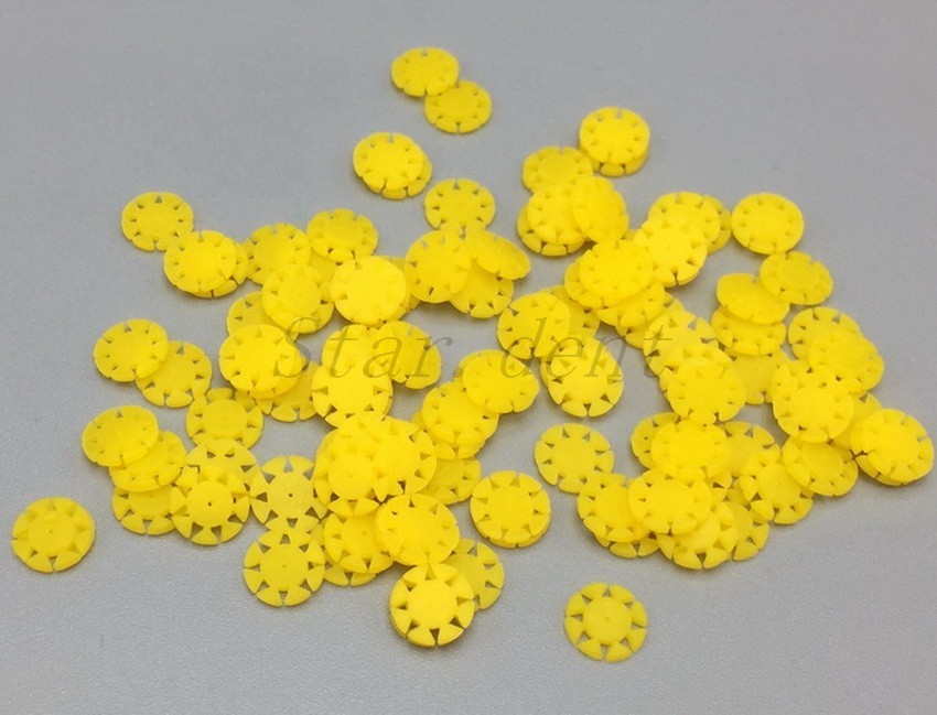 500pcs Dental Endo Files Stoppers Disinfection Counters Marking Circle Rings