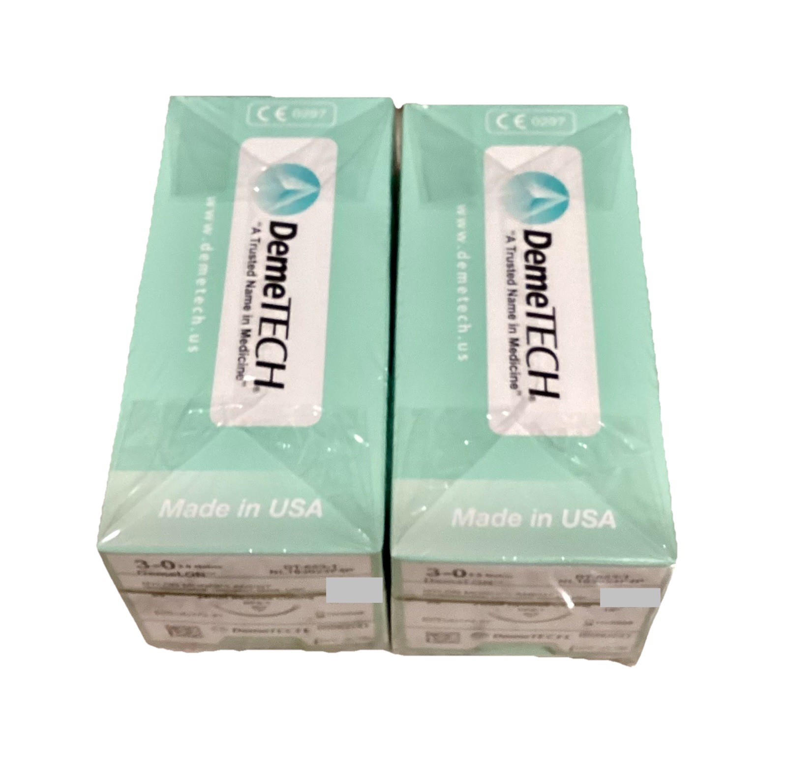DemeLON 3-0 Nylon Sutures 24ct Bulk Lot 18” DFS-1 24mm RC EXP 10/2026 NEW SEALED