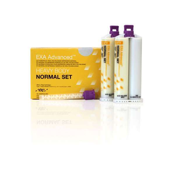 EXA Advanced VPS Normal Set, Heavy Body Kit – 8x48mL Cartridges &24 Mixing Tips