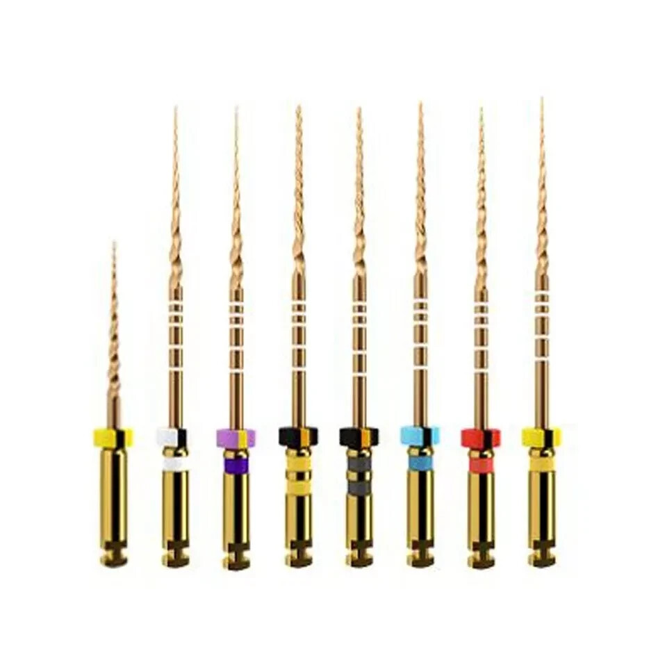 Dental Woodpecker Endo Plus Ni -Ti Root Canal 6 Files Pack Assorted 25mm Length