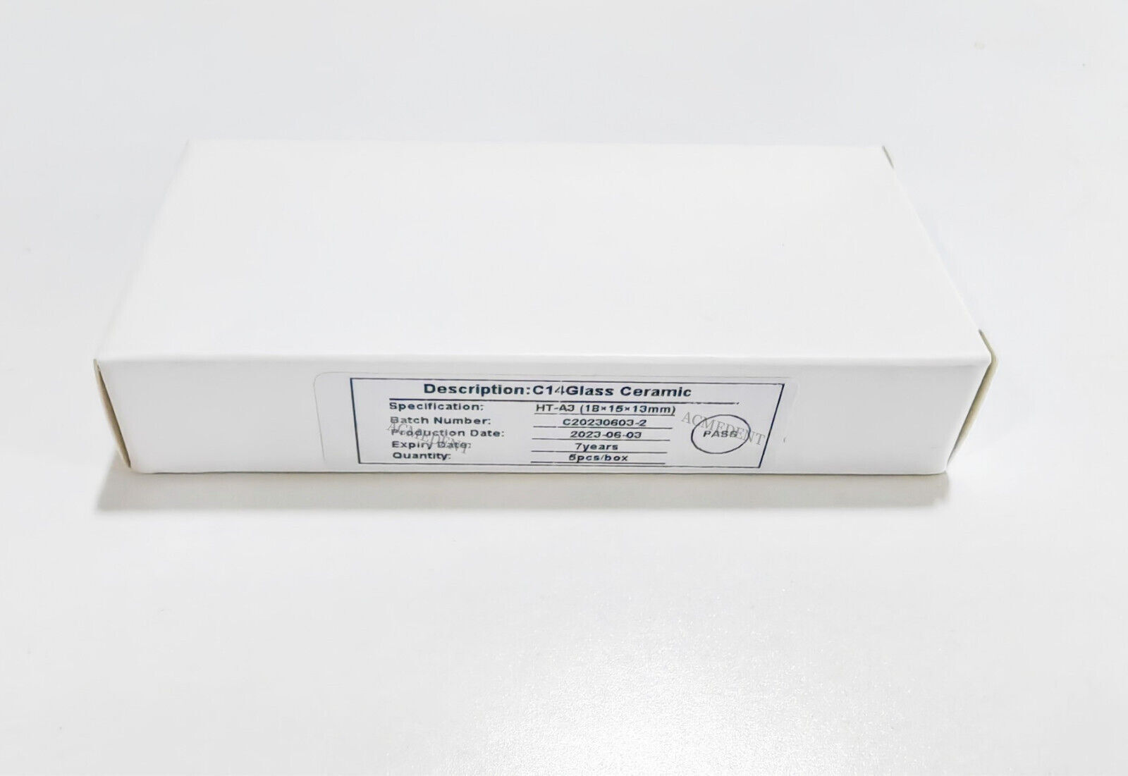 5 Pieces Dental Glass Ceramic Blocks CAD CAM Lithium Disilicate CEREC