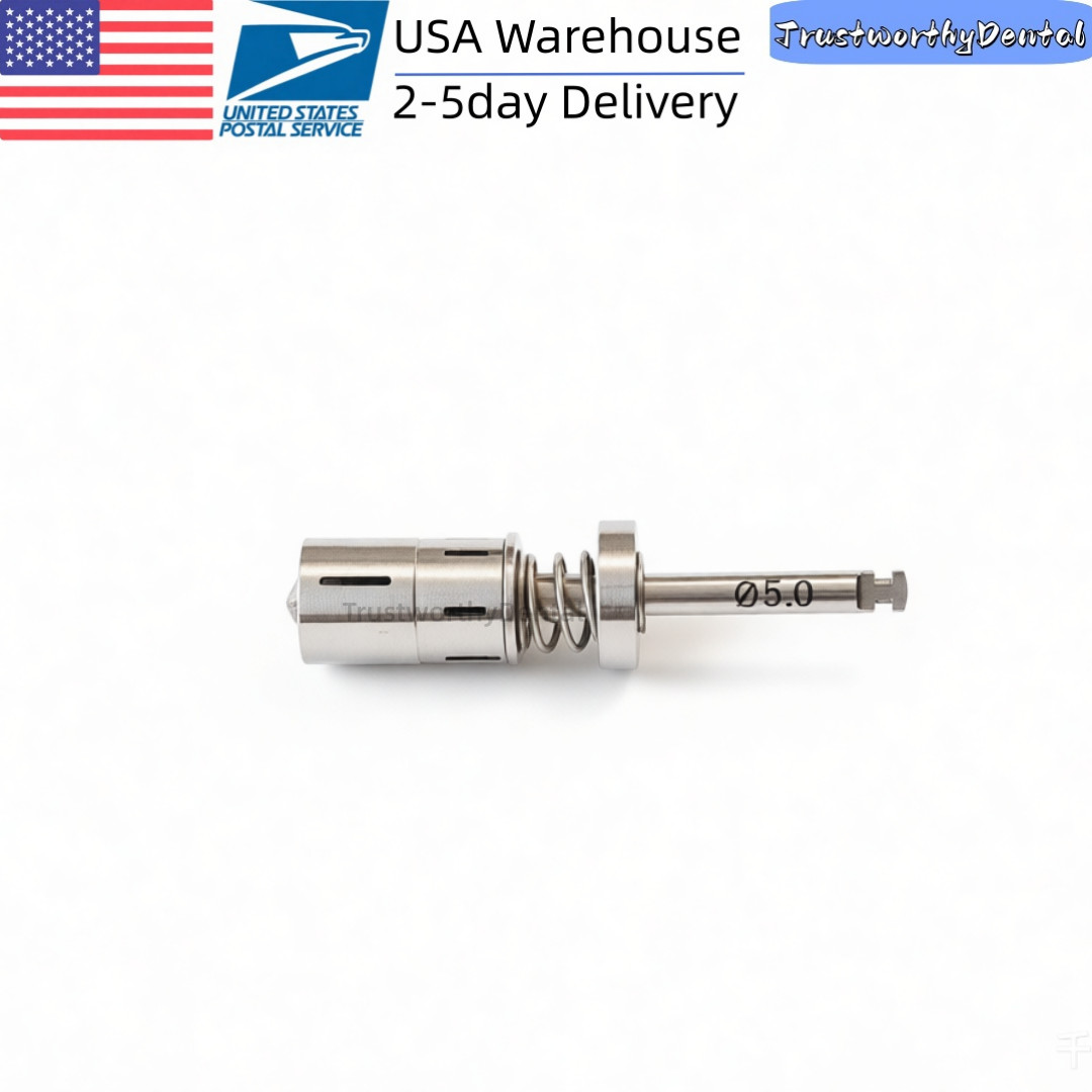 USA ⌀5.0 Dental GBR Implant Spring Bone Harvest Drill Autograft Collector Drill