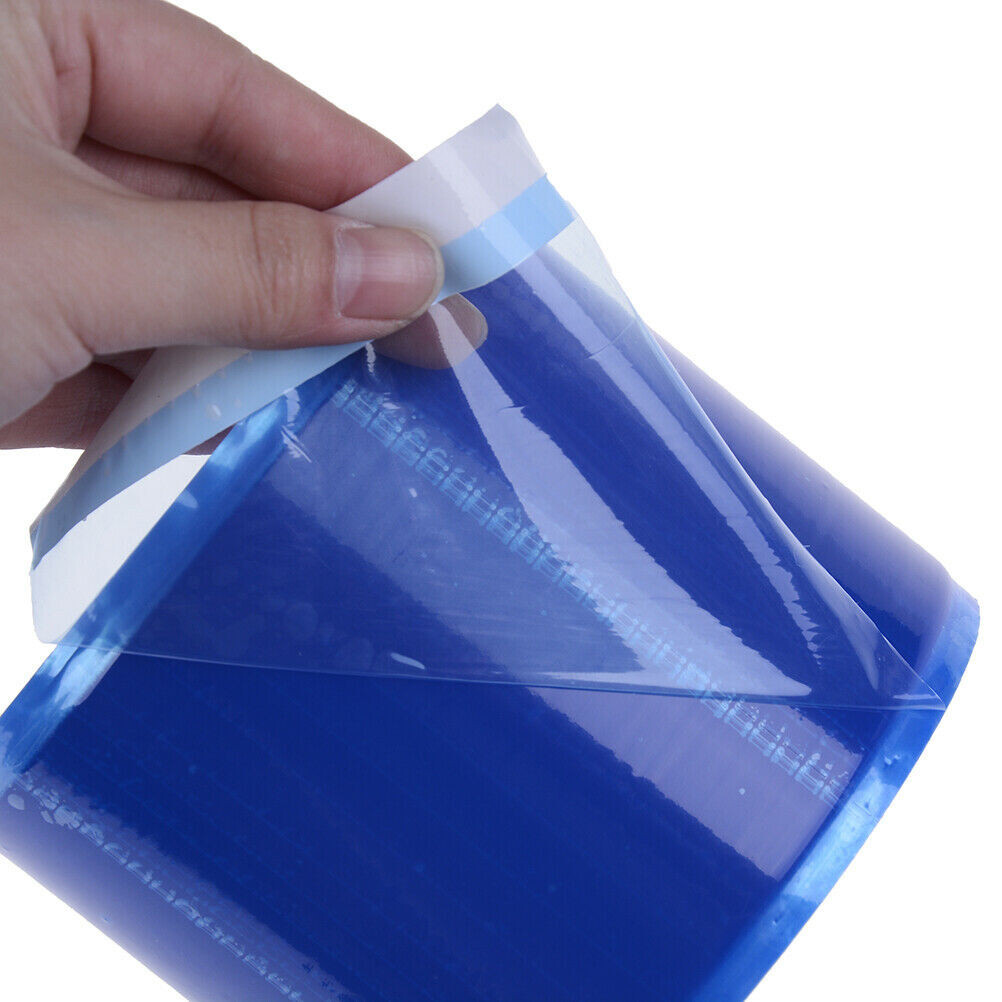 Dental High Quality Plastic Adhesive Lab Barrier Protecting Film Blue 1200 Sheet