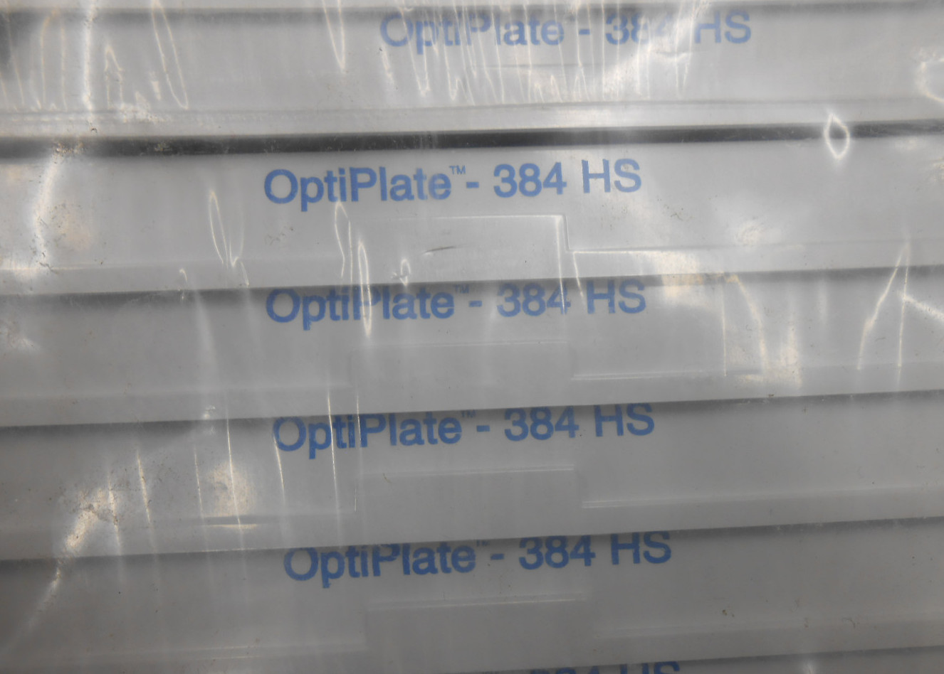 PACK OF 25 PERKIN ELMER OPTIPLATE-384 HS GREY MICROPLATES