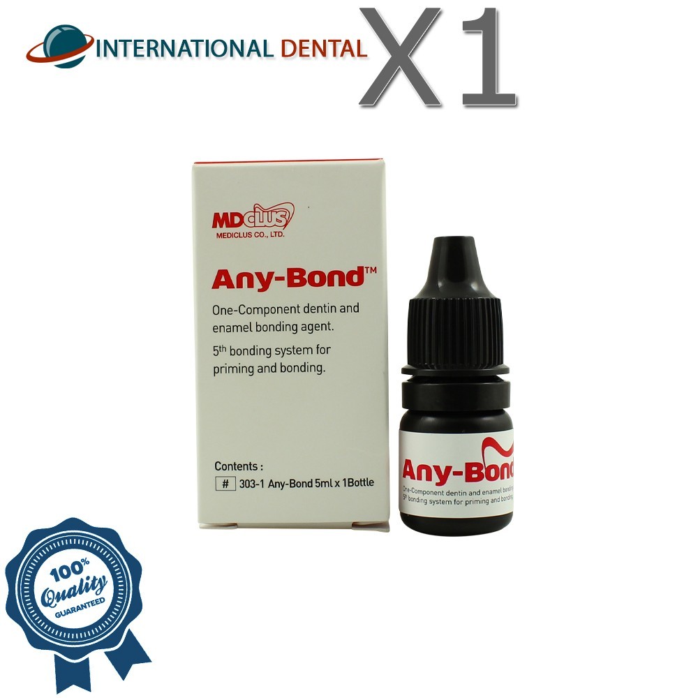 Dental MediClus Any-Bond™ 5th Generation Bonding Agent 5ml Light Cure Material