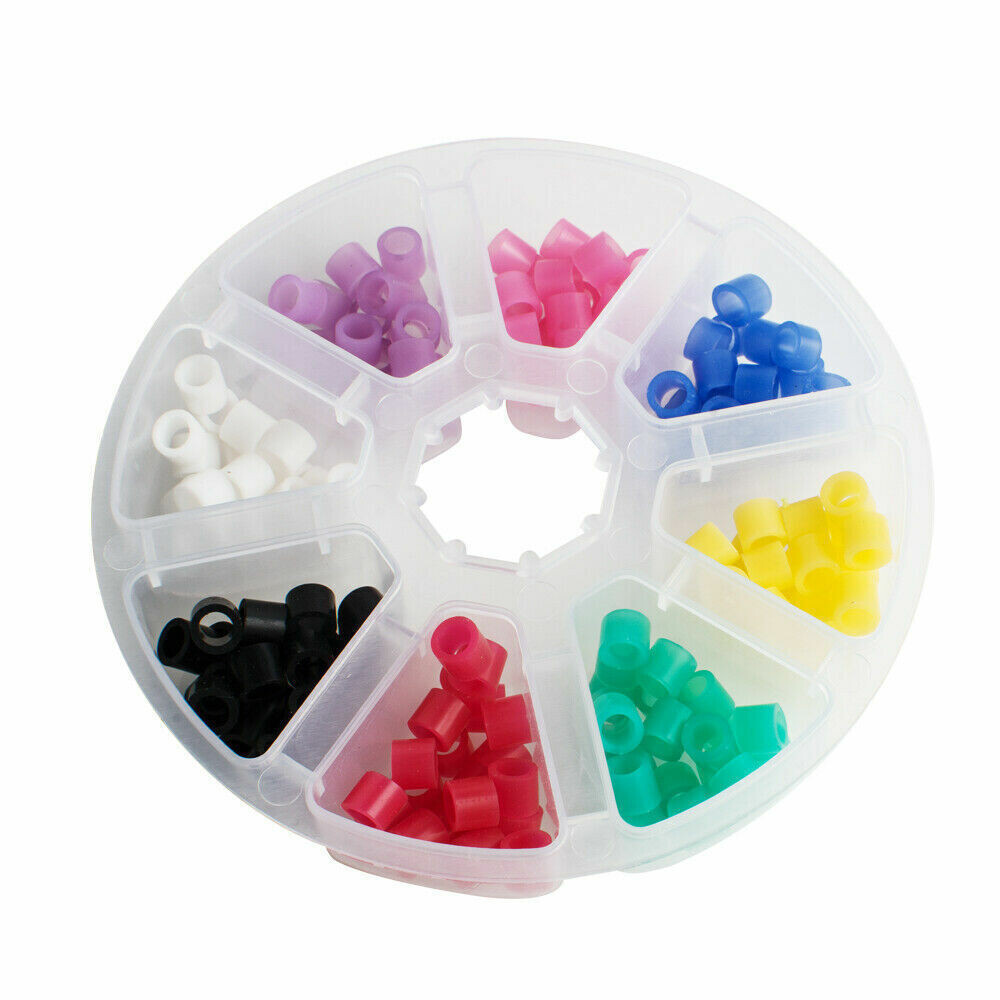 5 Box Dental Hygienist Autoclavable Silicone Rubber 8 Colors Mixed Assorted Ring