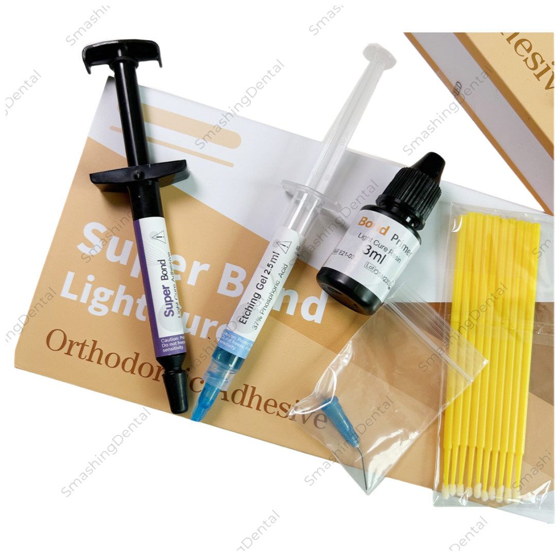 Dental Bracket Braces Glue Orthodontic Bonding Light Cure Resin Composite Kit