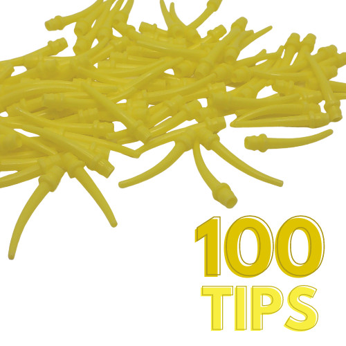 FACTUAL DENTAL 100 pcs Intraoral Yellow Tips