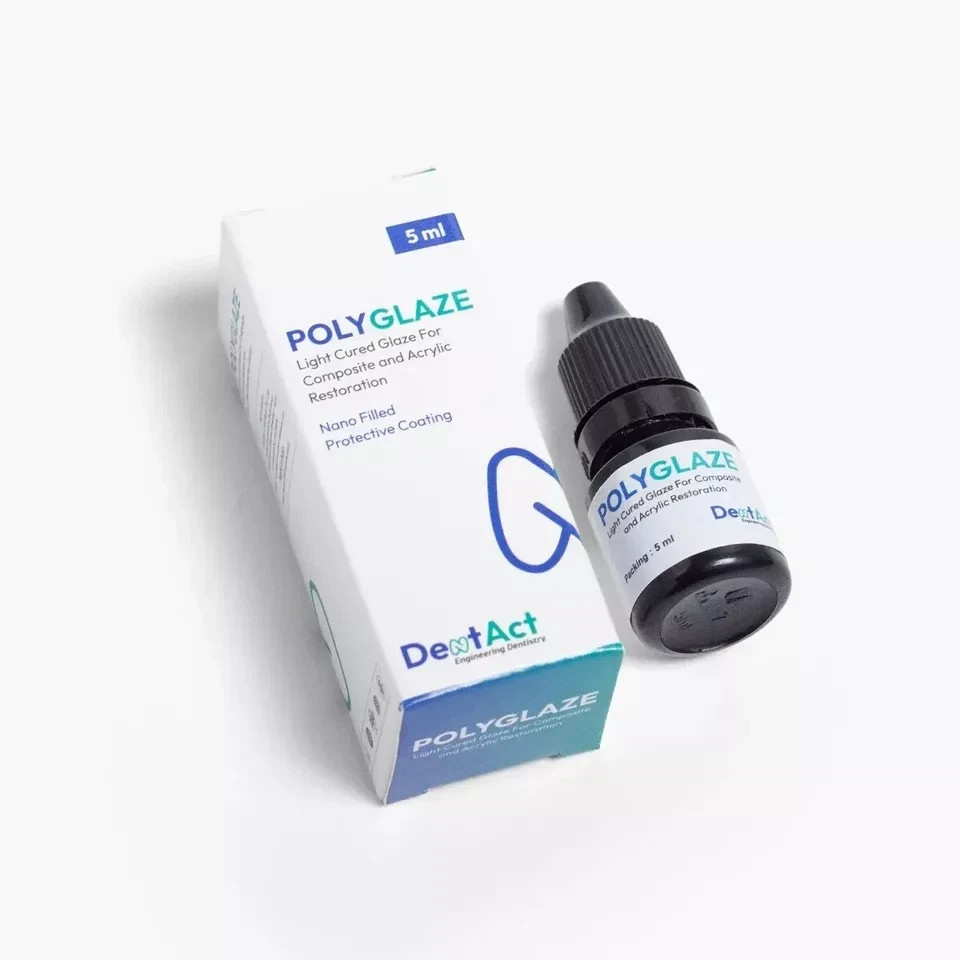 DentAct PolyGlaze Light Cure Glaze Composite & Acrylic Restoration – Free Ship