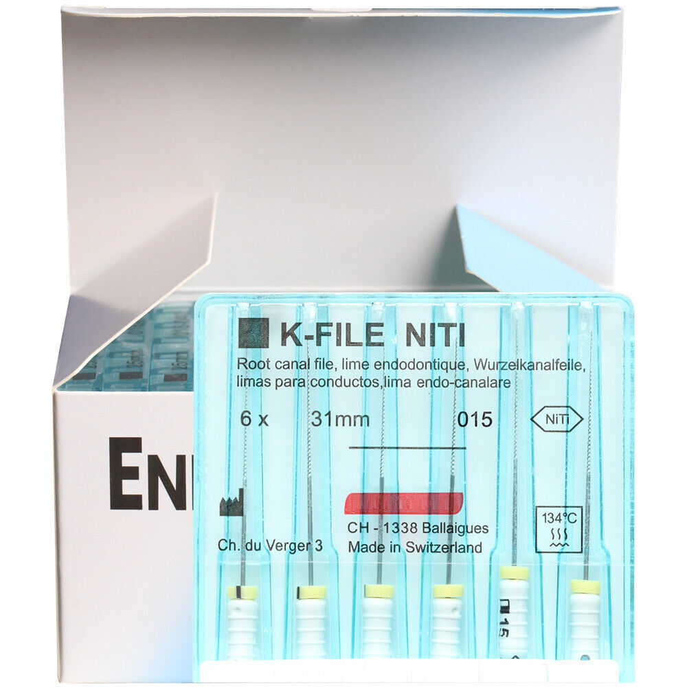 10 Packs Dental K-FILE NITIFLEX NiTi Flexible Endodontic ENDO Root Canal K Files