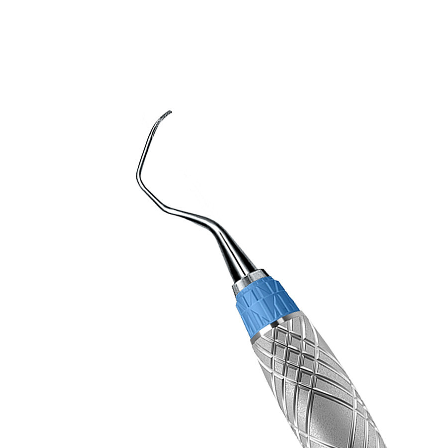 HU-FRIEDY #17/18R CURETTE RIGID, EE2,HARMONY, BLUE ERGONOMIC HANDLE (x3)