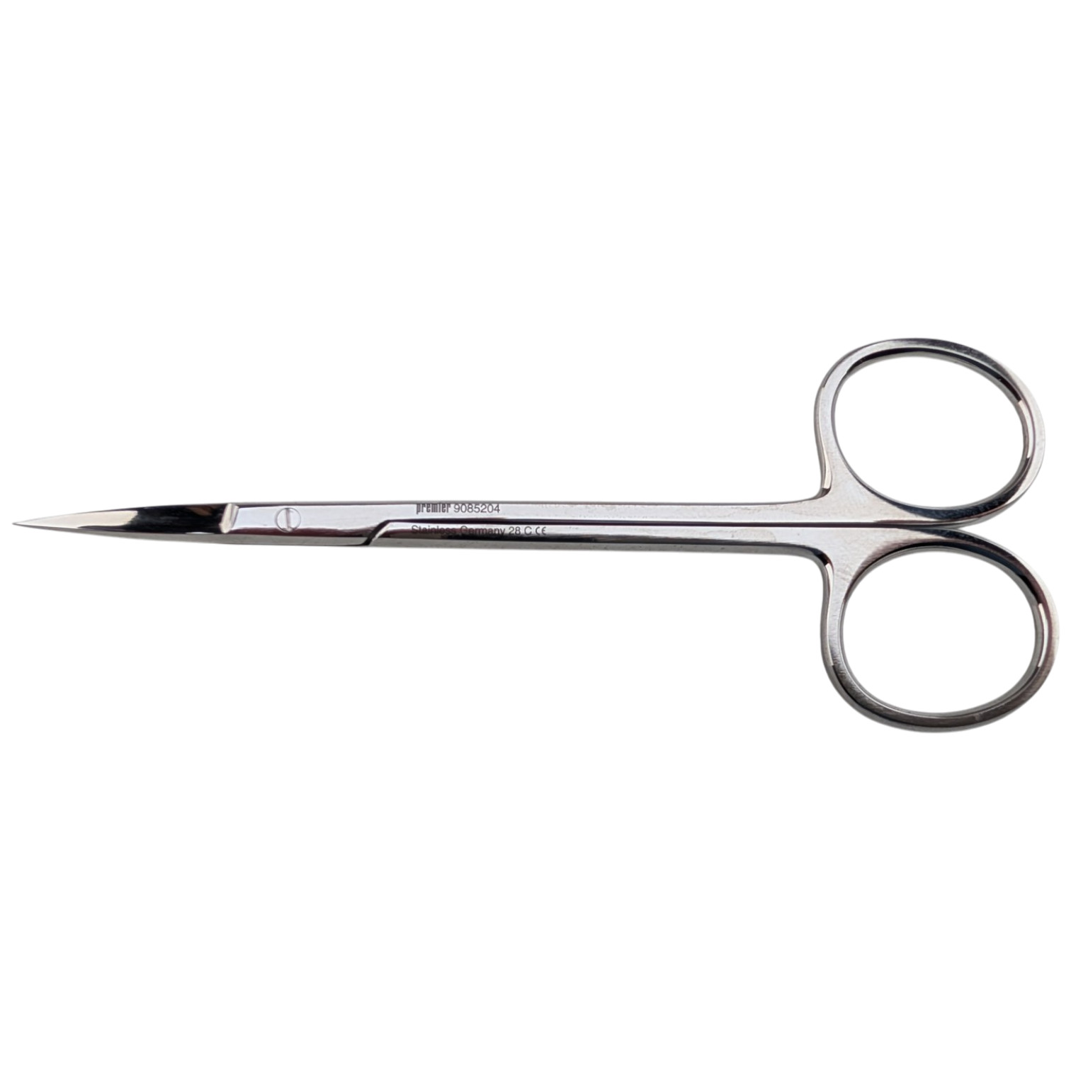 Premier 9085204 Iris Tissue Scissors Curved Delicate 4.5in Stainless Germany