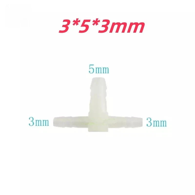 10 Pcs Dental Valve Chair Parts Fitting Connector for Dental Water Pipe 3*3*5mm