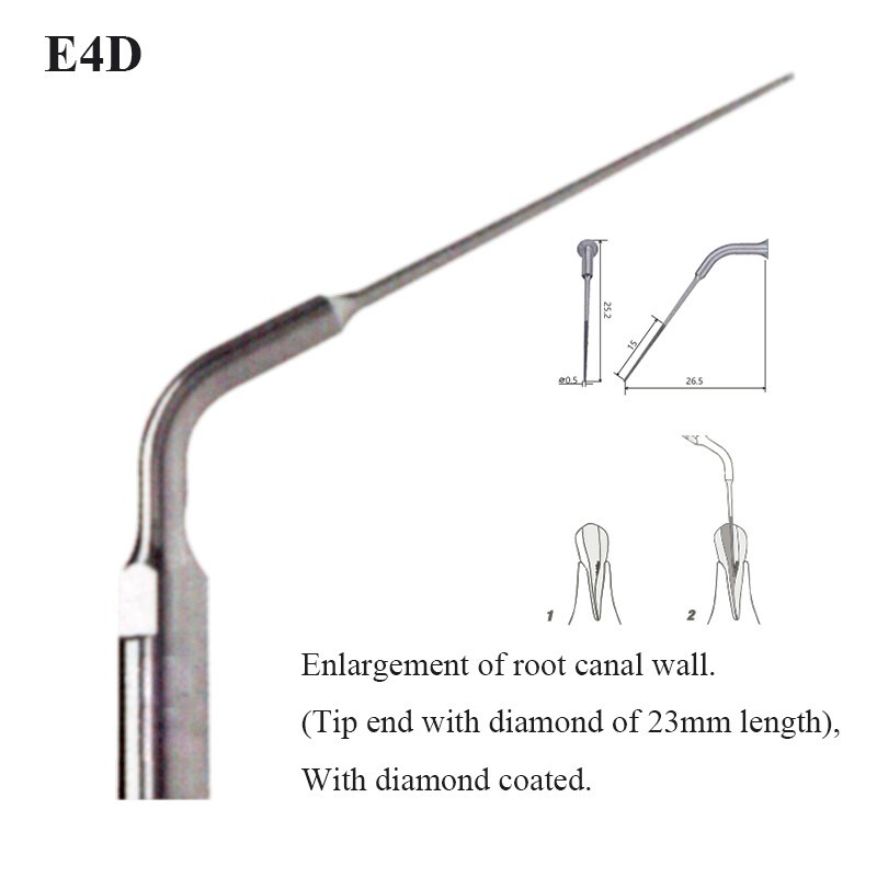 Dental Ultrasonic Scaler Tips Scaling Endo Perio Tips Fit EMS Woodpecker Handle