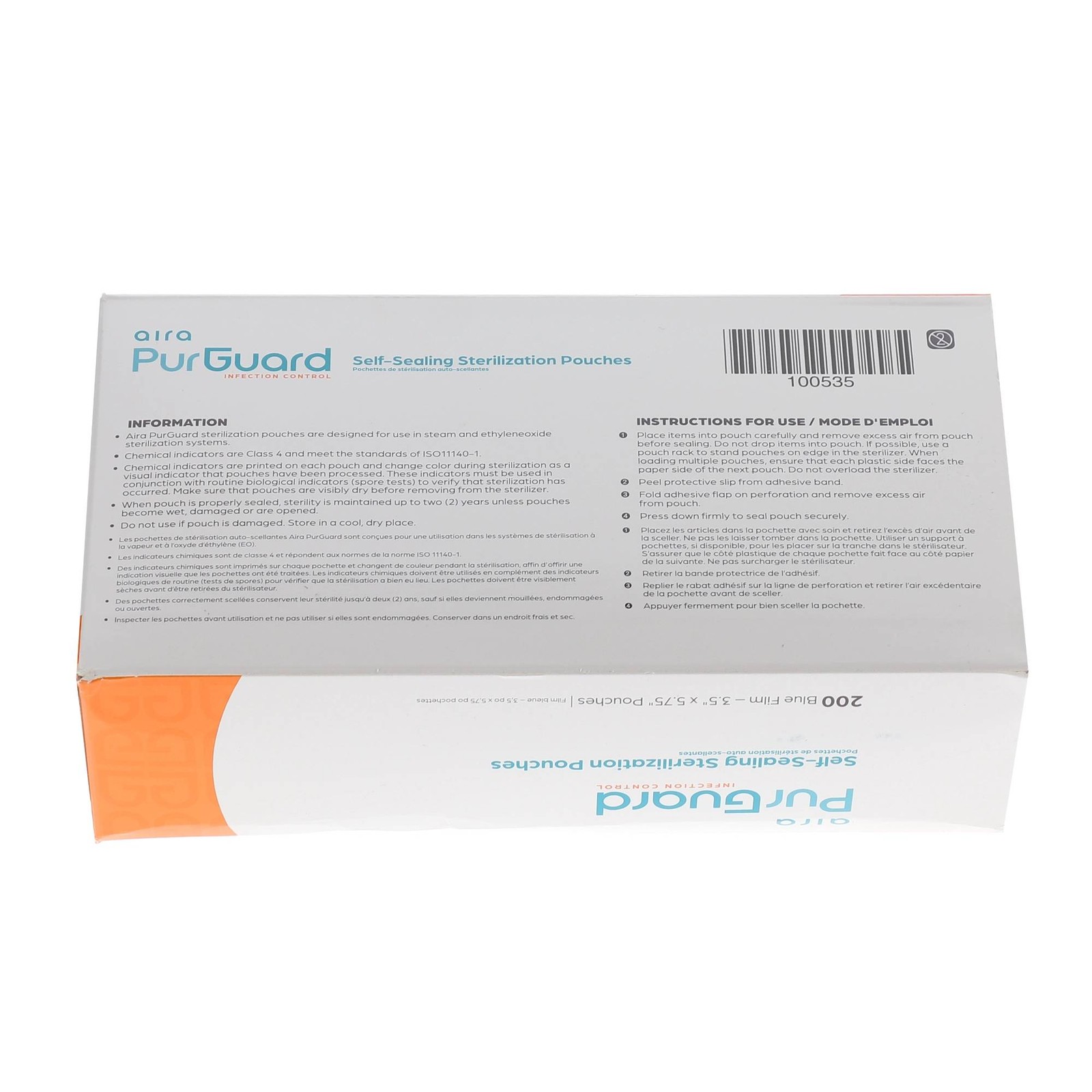 House Brand Dentistry 100535 HSB Sterilization Pouches 3.5″ x 5.75″ 200/Bx