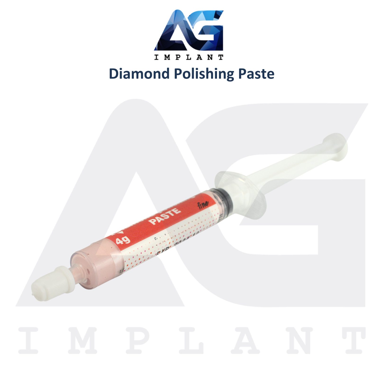 Dental Diamond Polishing Paste Fine / Coarse 4g Surface Prep Composite Material
