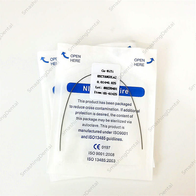 Dental Orthodontic Copper Cu-Niti Wires Rectangular Arch Wires Damon Stop