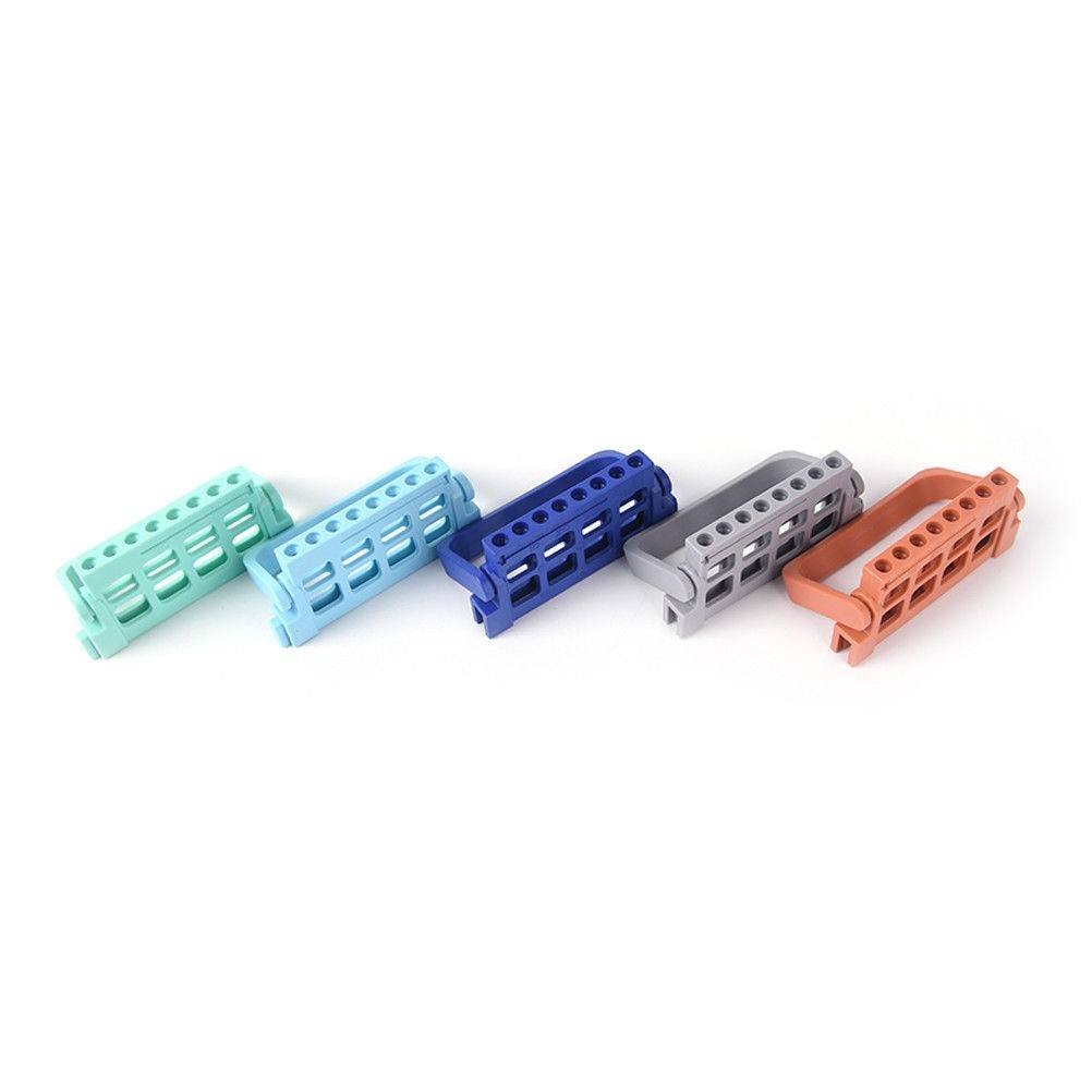 Dental Endo Guard Files Holder Ruler Autoclavable File Block Organizer 8 Hole