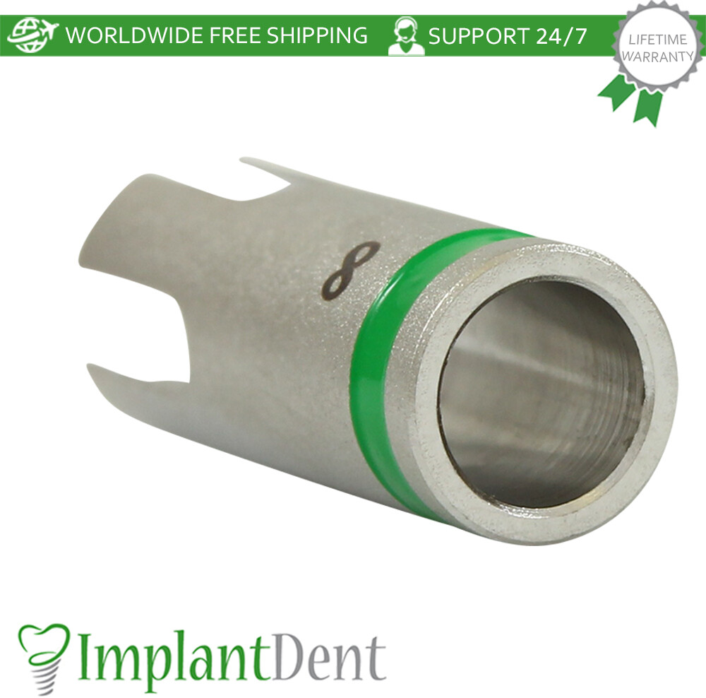 Dental Drill Stopper 3.65mm – Green Stainless Steel Dentistry Tool