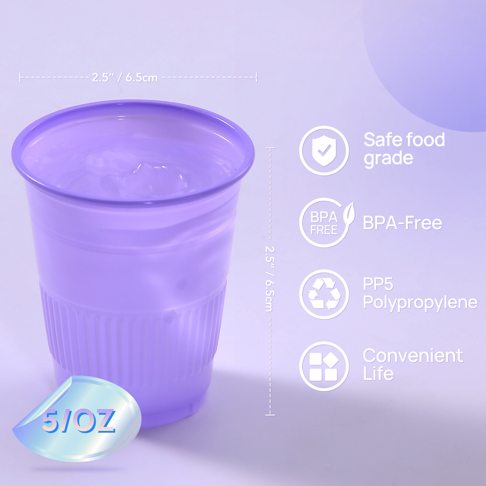 1000pcs Dental Disposable Plastic Drinking Cup 5oz Office Patient Medical Cups