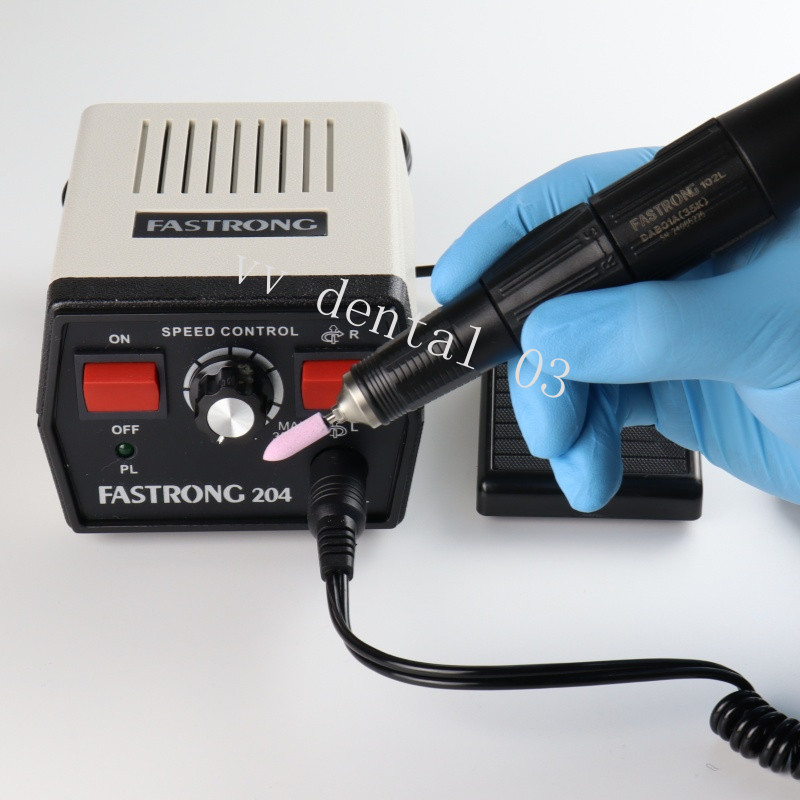 Portable Dental Micromotor Strong Micro Motor Handpiece 50/60Hz FASTRONG 204