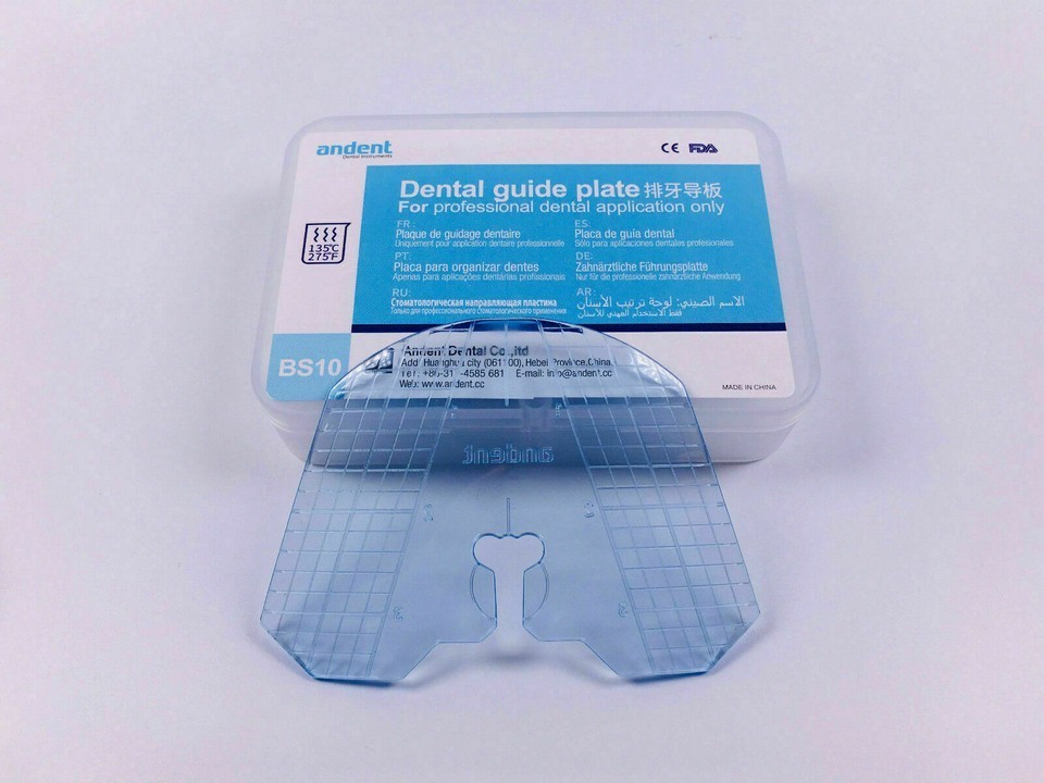 Dental Guide Template Plate Complete Denture False Teeth Arrangement 135℃