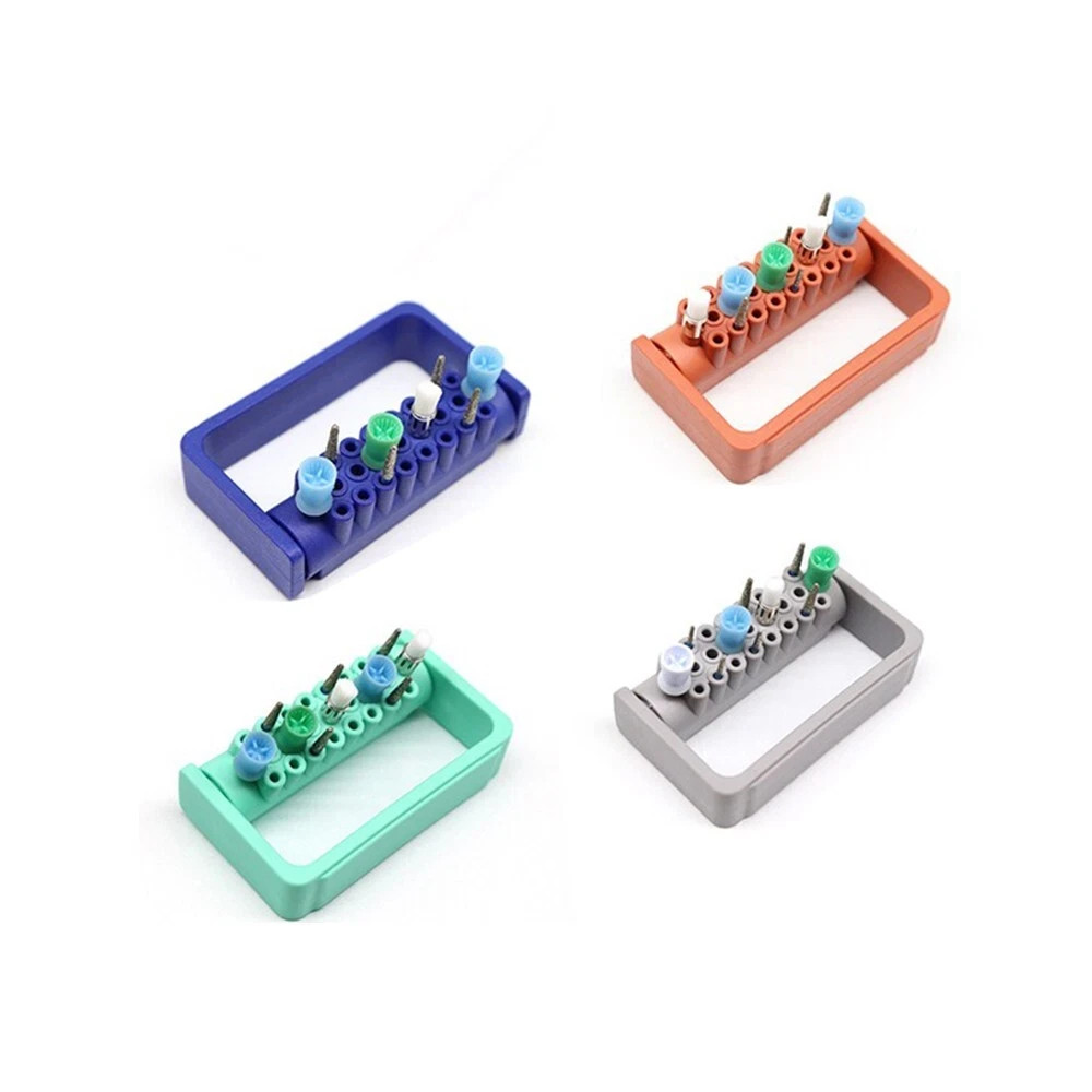 Dental Endo Bur Files Block FG RA Polishing Organizer Autoclave Disinfection Box