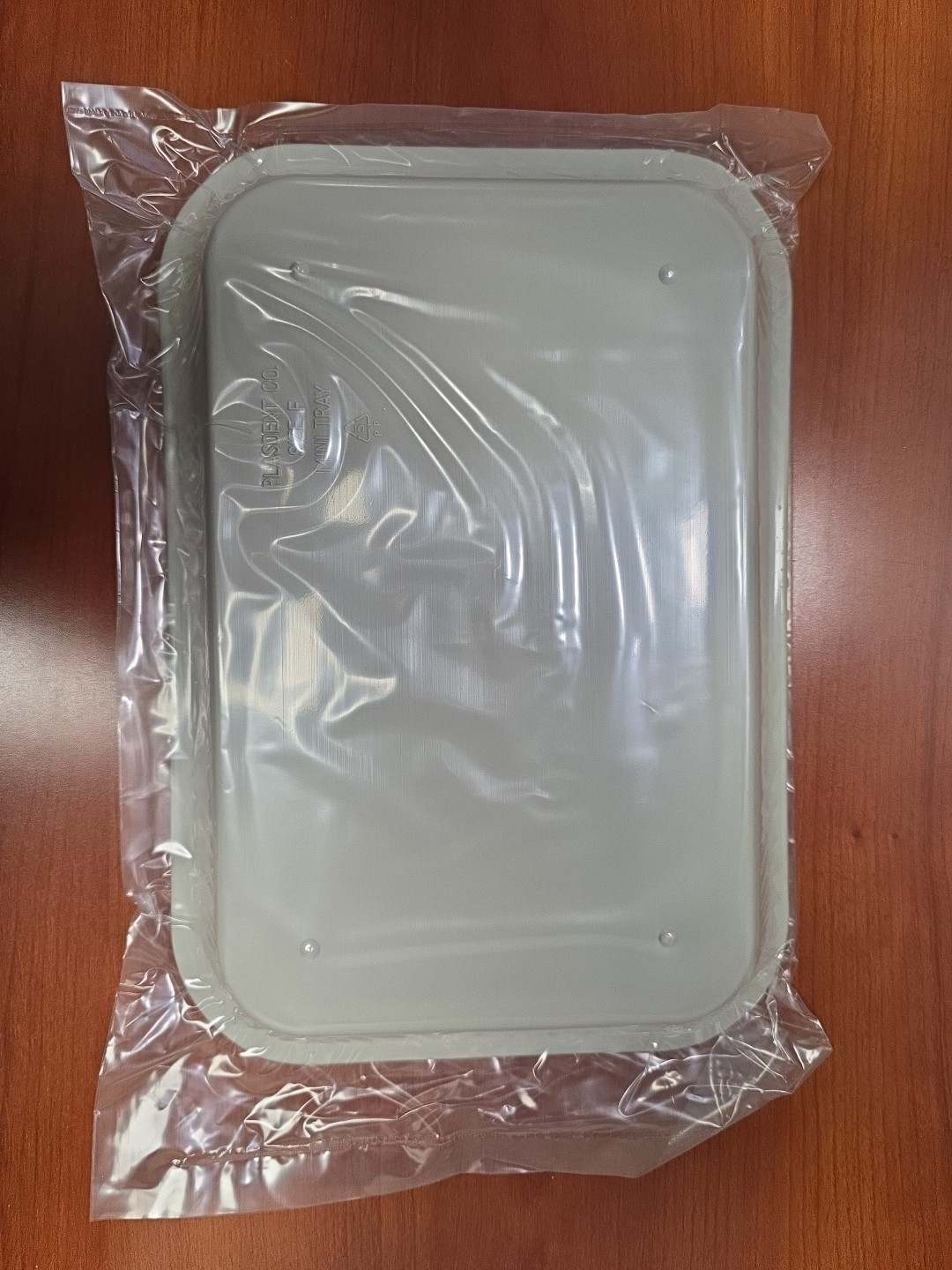 Plasdent Flat Mini Set-Up Tray 9-5/8″ X 6-5/8 X 7/8 Gray