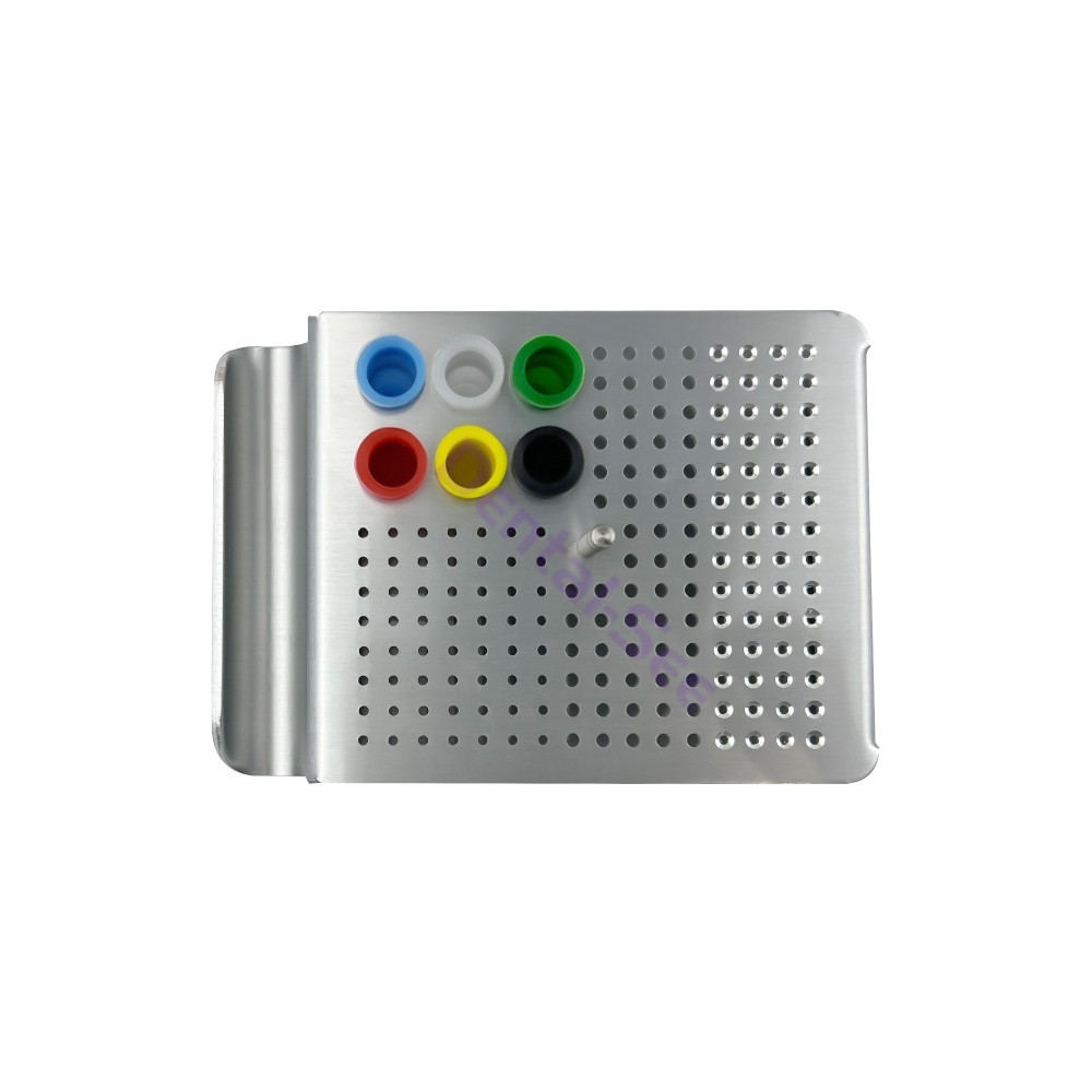 180 Holes Dental Endo Box FG Files Bur Holder Autoclave Disinfection Box ﻿