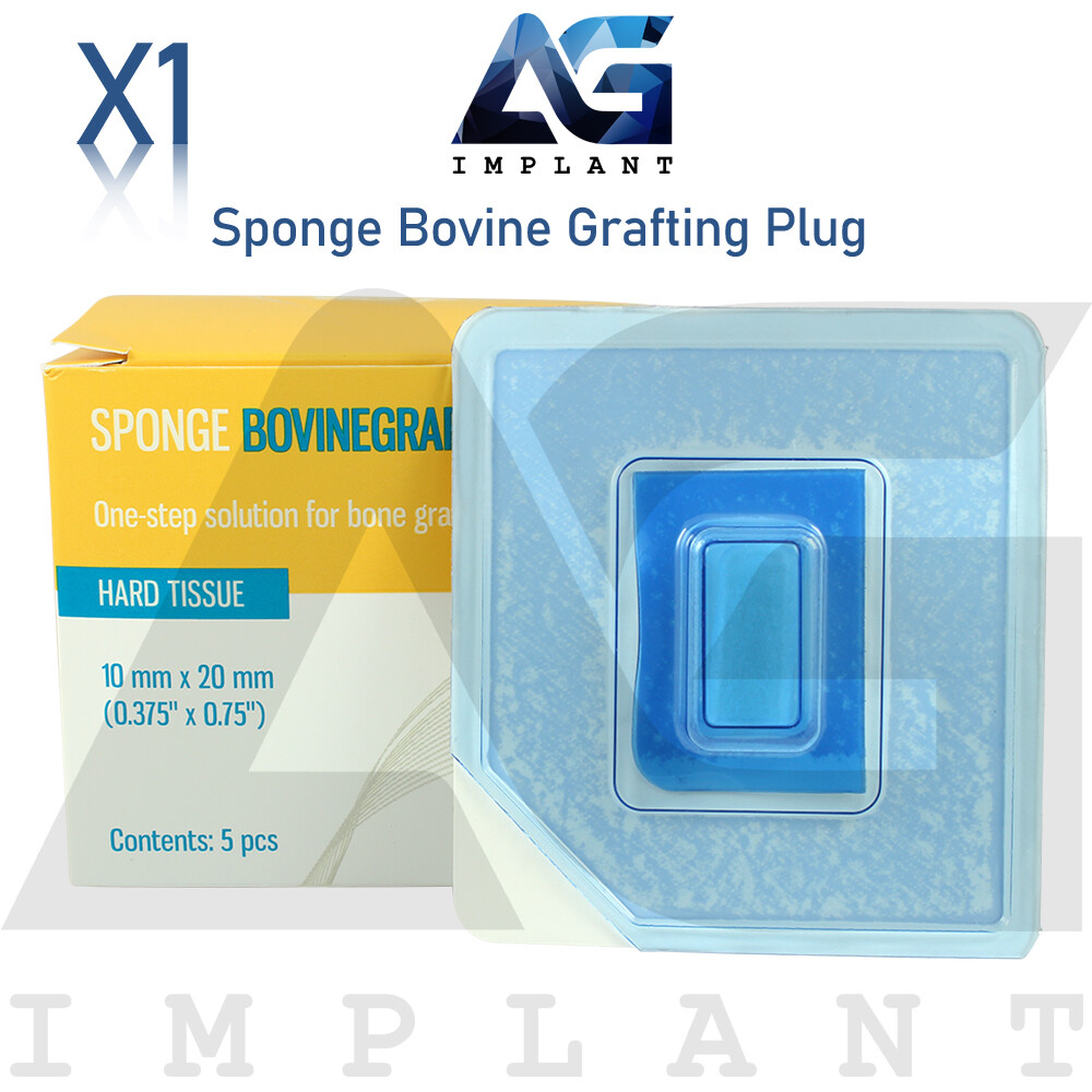 Sponge Graft 5 Plugs Collagen Sterile Blister Natural Material Composite