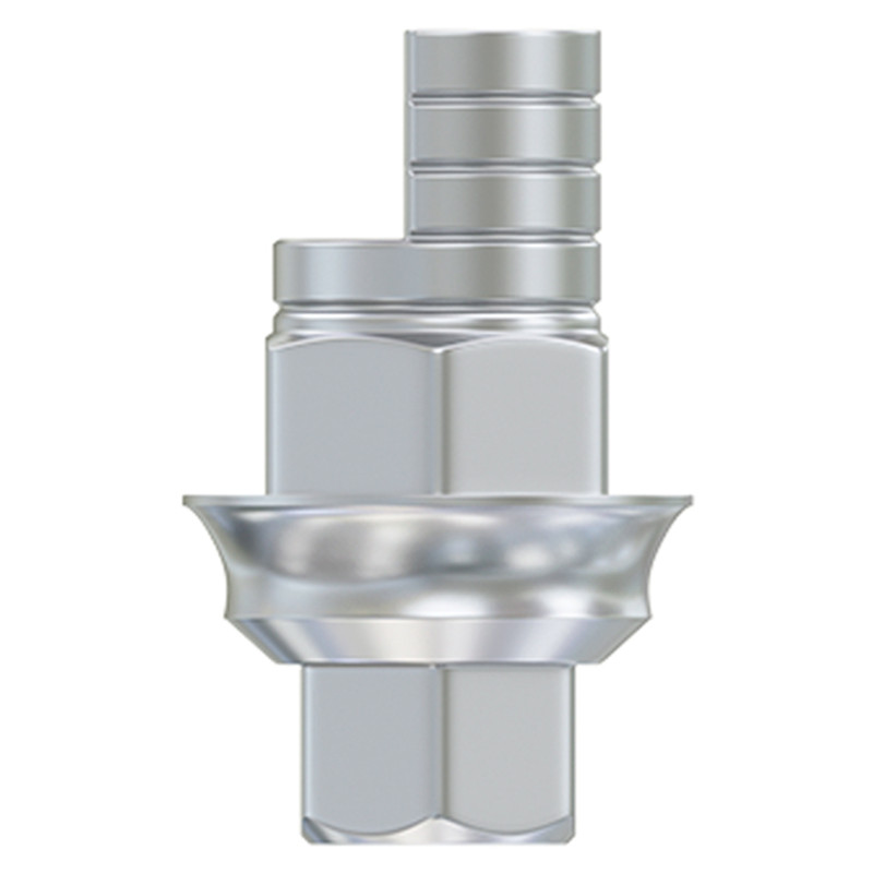 5x Angulated Anti Rotational Ti-Base Cad/Cam Prosthetic Int Hex 2.42 Library