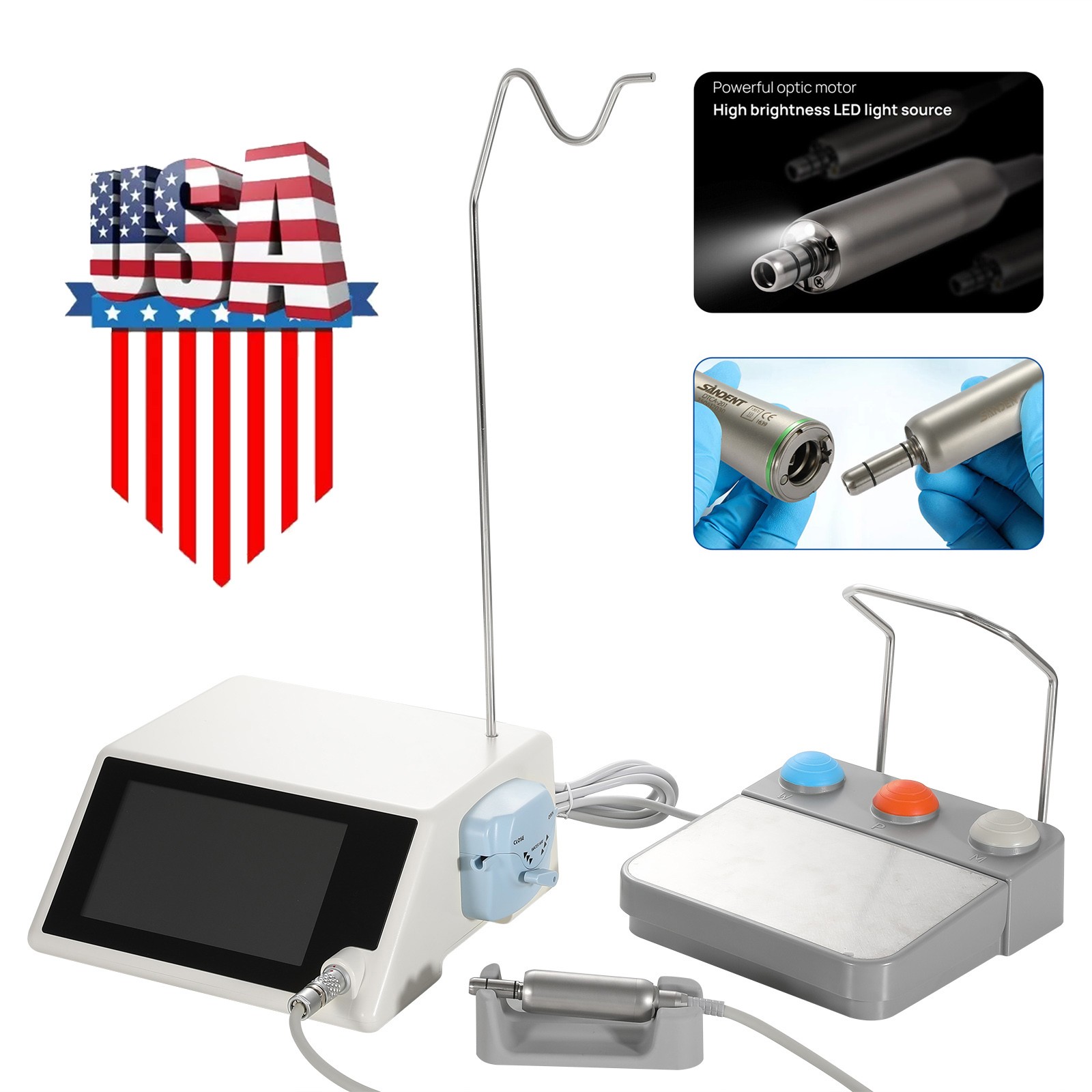 Dental LED Surgical Implant Motor System/Implant Stability Monitor Test