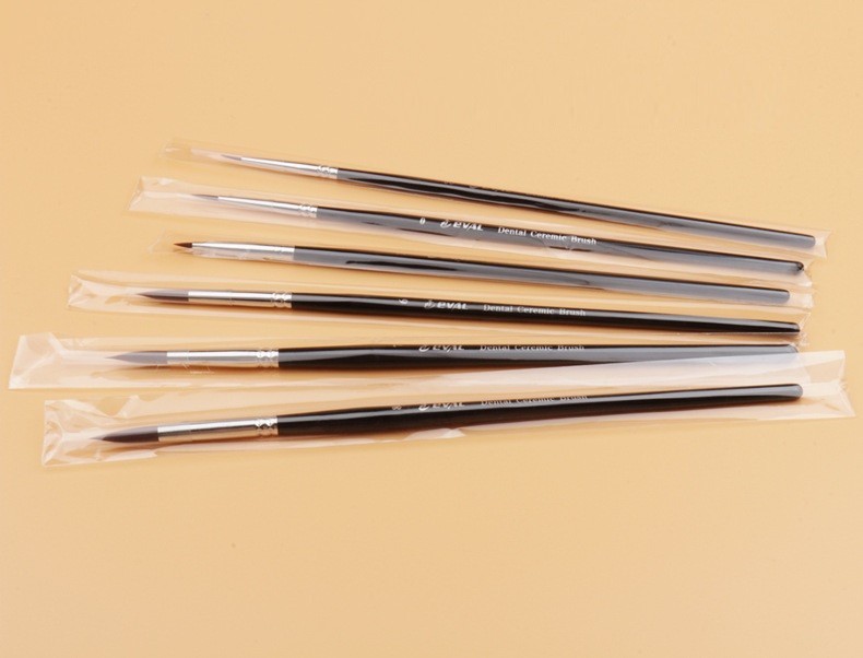 1 set Dental Adhesive Porcelain Teeth Brush Pen Composite Resin Shaping Brushes