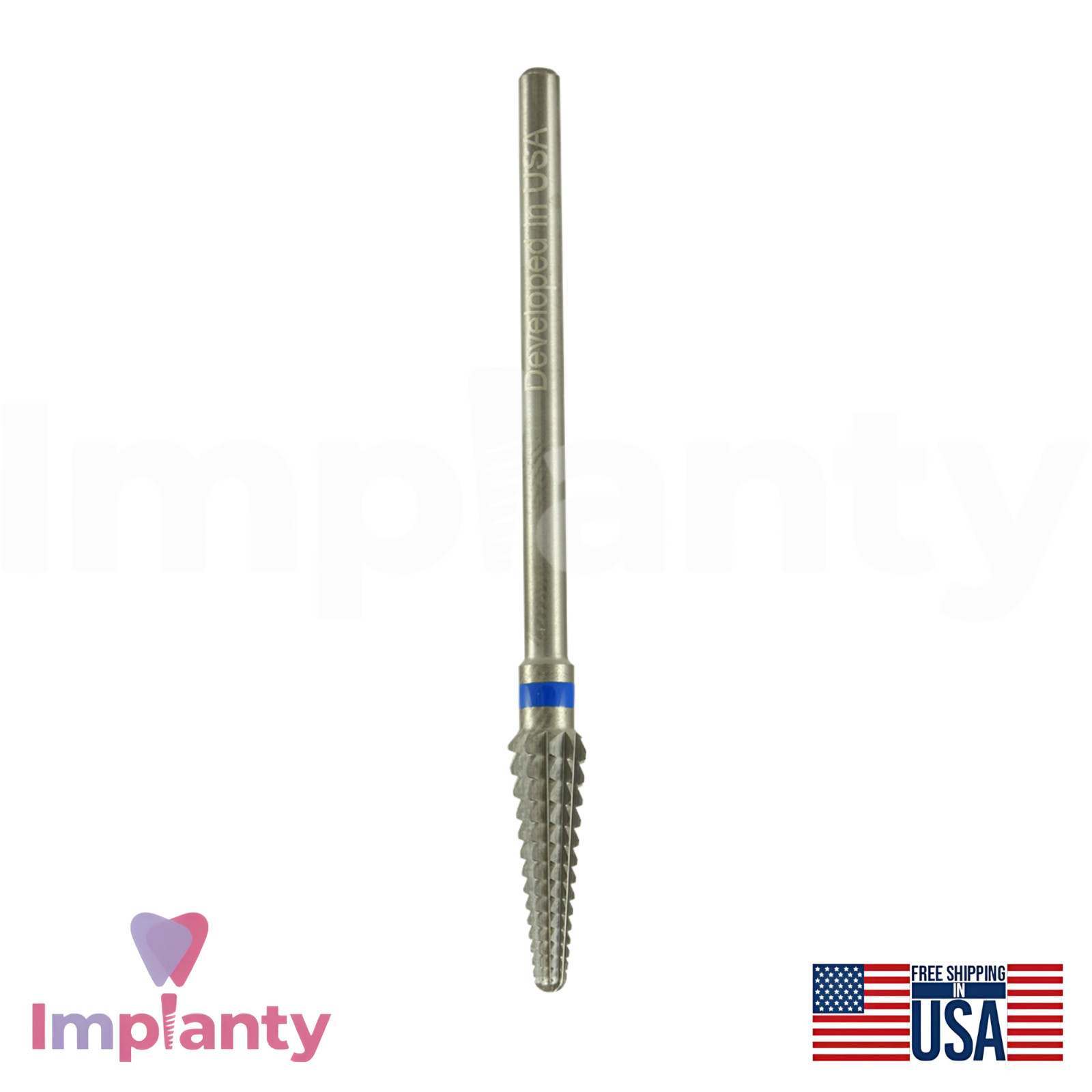 Spiral Cut Standard Grit Carbide Dental Bur Ø4.5mm x 14mm 5001202 Dentistry Tool