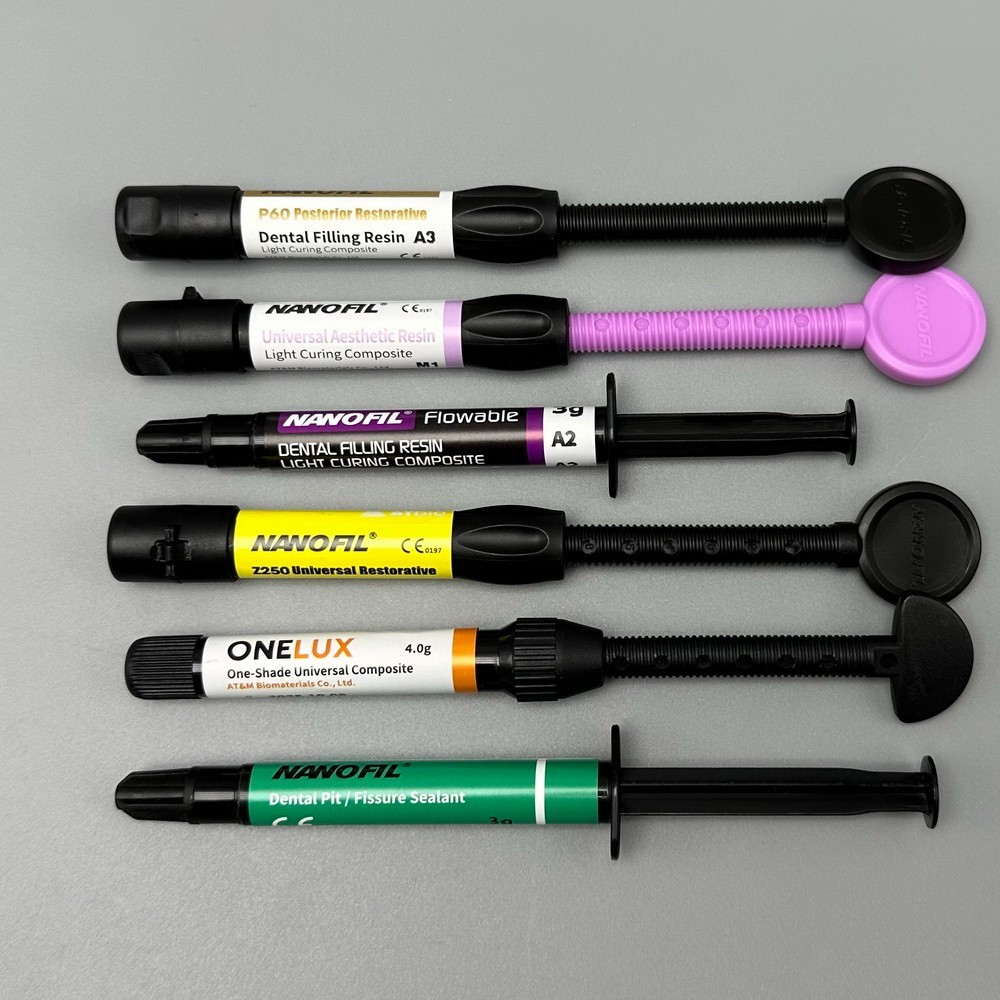 Dental Light Curing Composite Sealant Filling 6 Types Resin composite