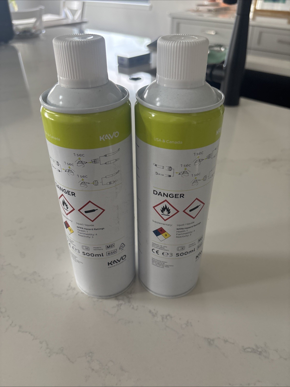 Kavo Quattrocare Spray 1.005.4524 Total Of 2