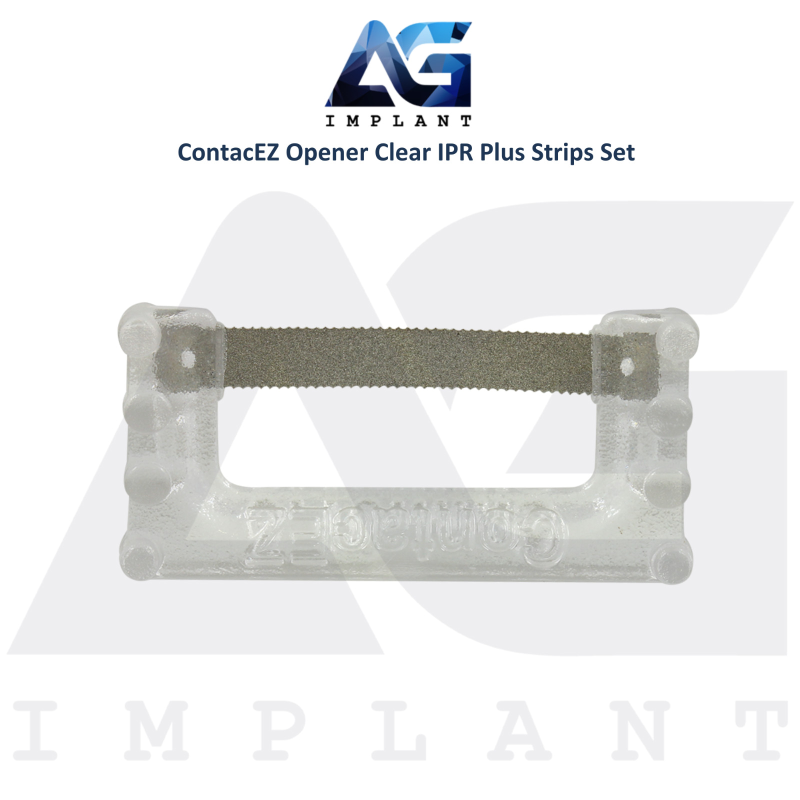 Single Sided Opener Clear Flexible Diamond Coated Dental IPR Plus Strips Set