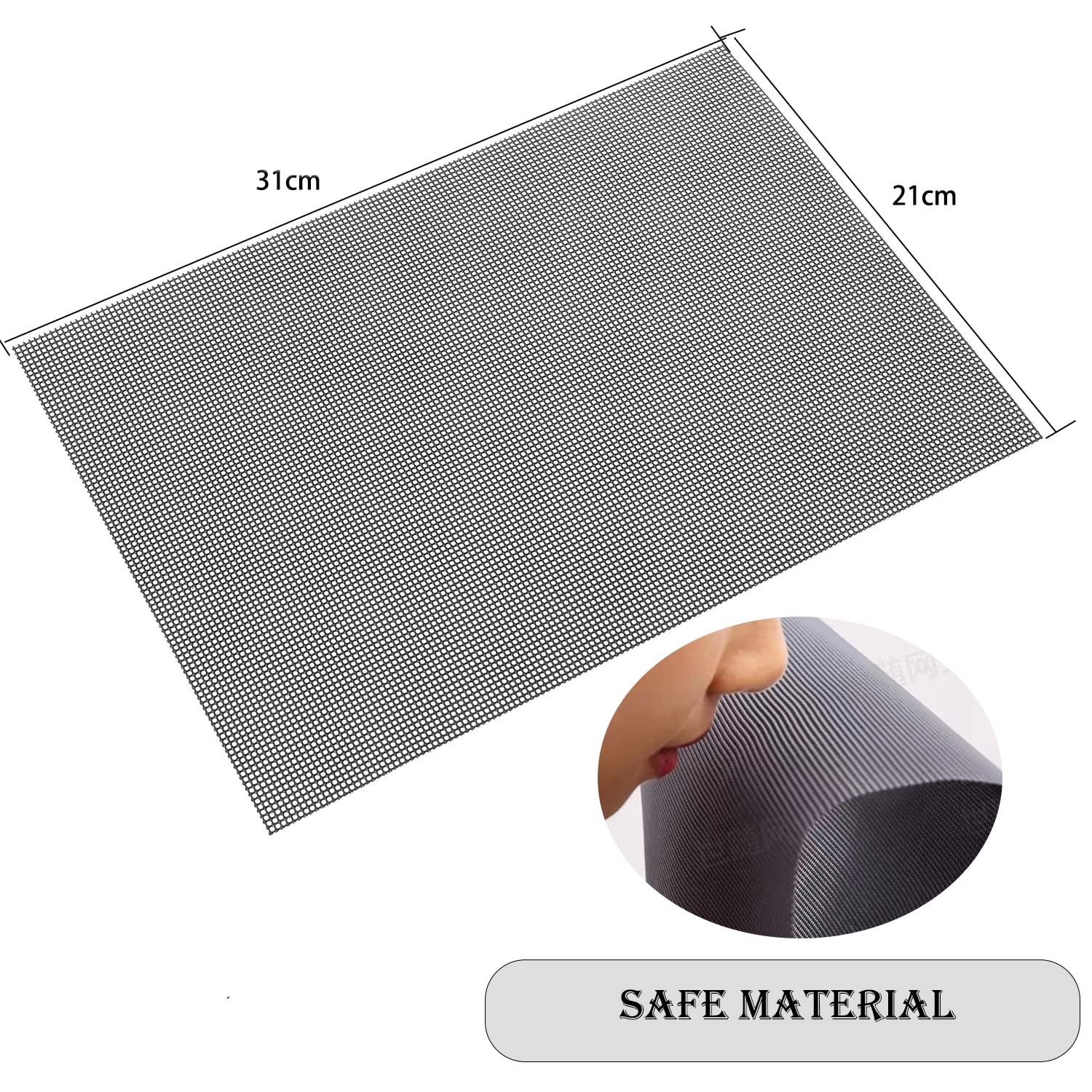 Rust-Resistant 304 Mesh Screen for Vents & Cabins – Easy Cut & Customize, 2 Pack