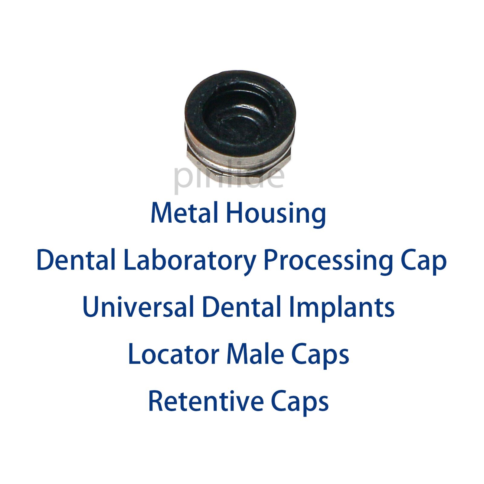 US Dental Overdenture Male Caps Kit Metal Housing Retention 3 in 1 Core Tool