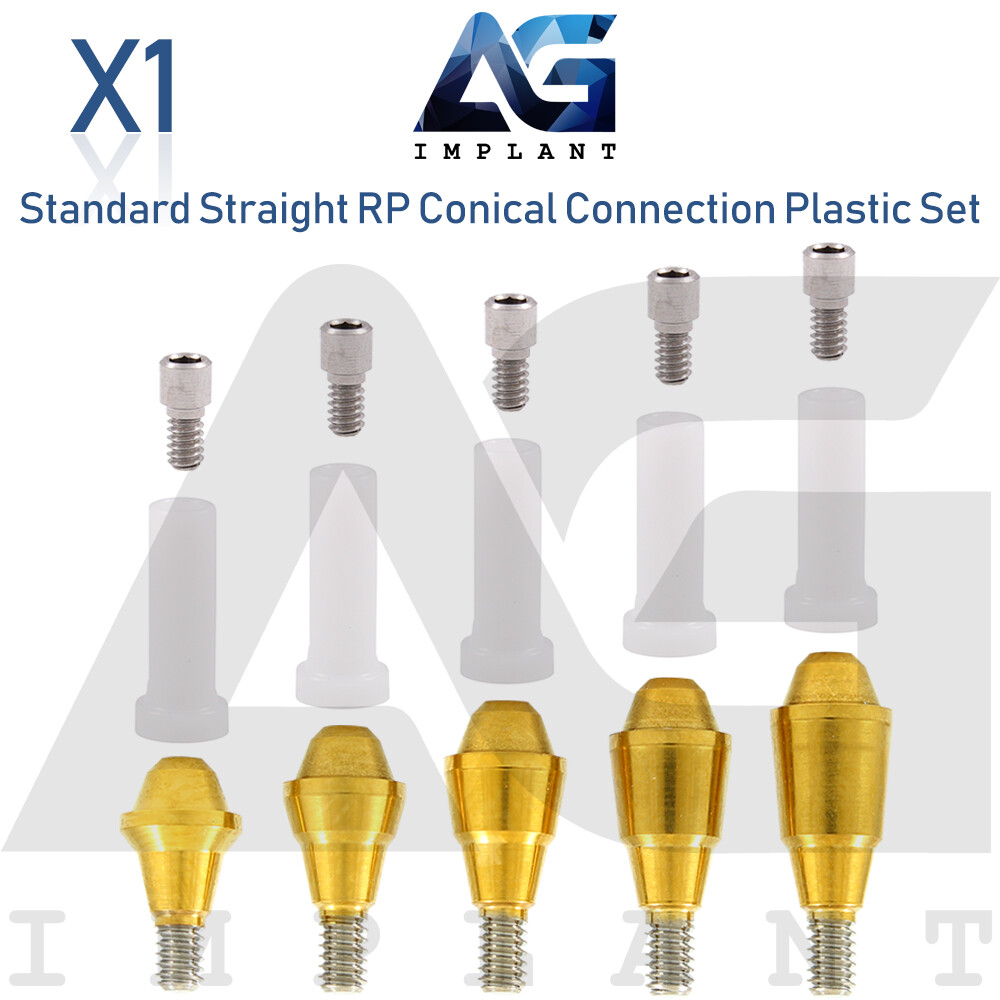 Standard Multi Unit Prosthetic System Conical Connection RP Plastic Set