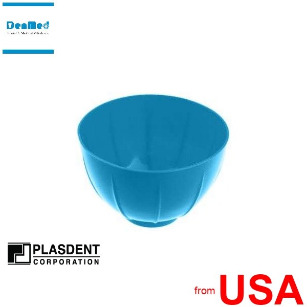 PLASDENT Disposable Mixing Bowls NEON BLUE- #907DMB- 2N- ( 12 Pcs/Bag )- 124119