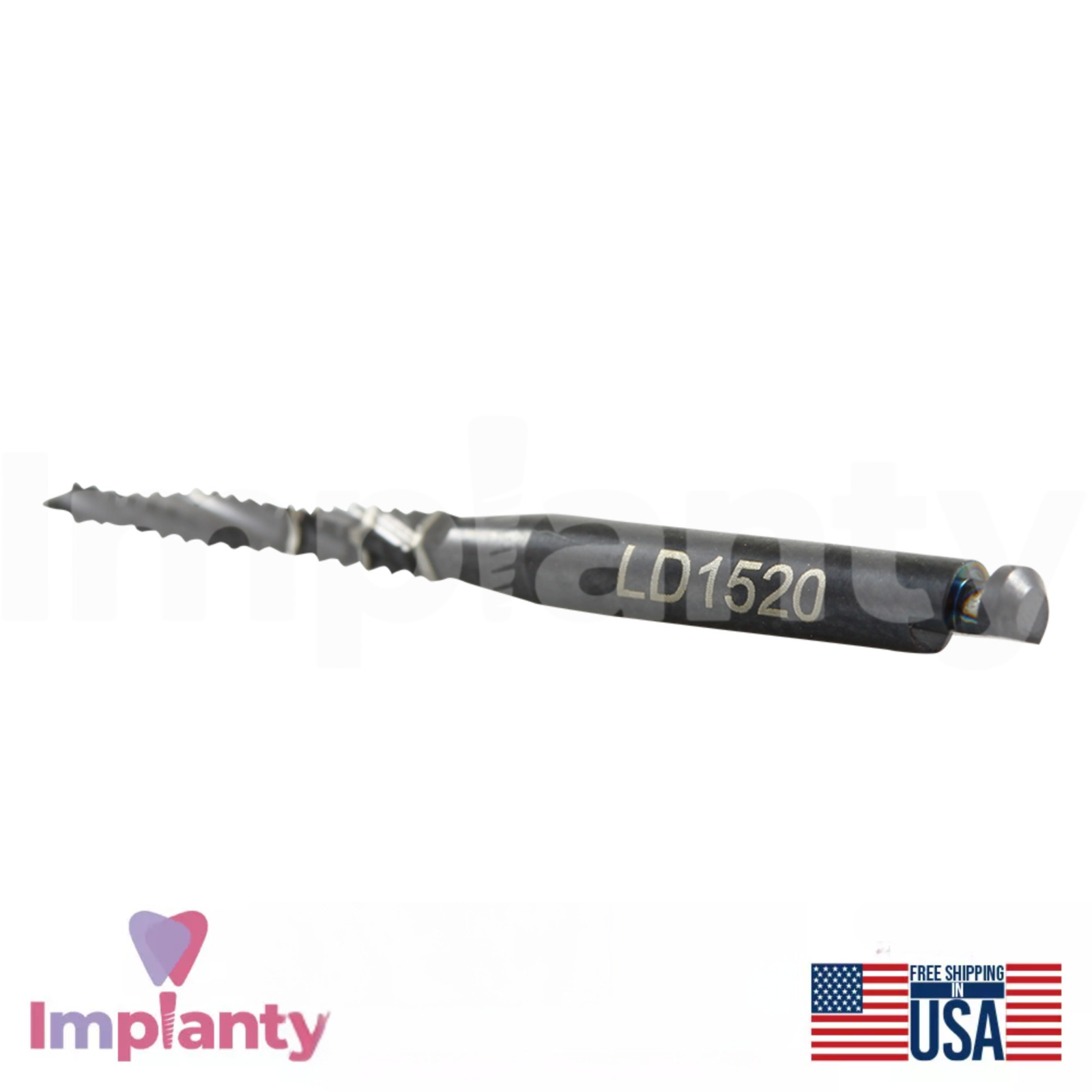 2x GDT Supplies Carbide Lindemann Dental Drills 29.0mm Length Latch-Type Shank
