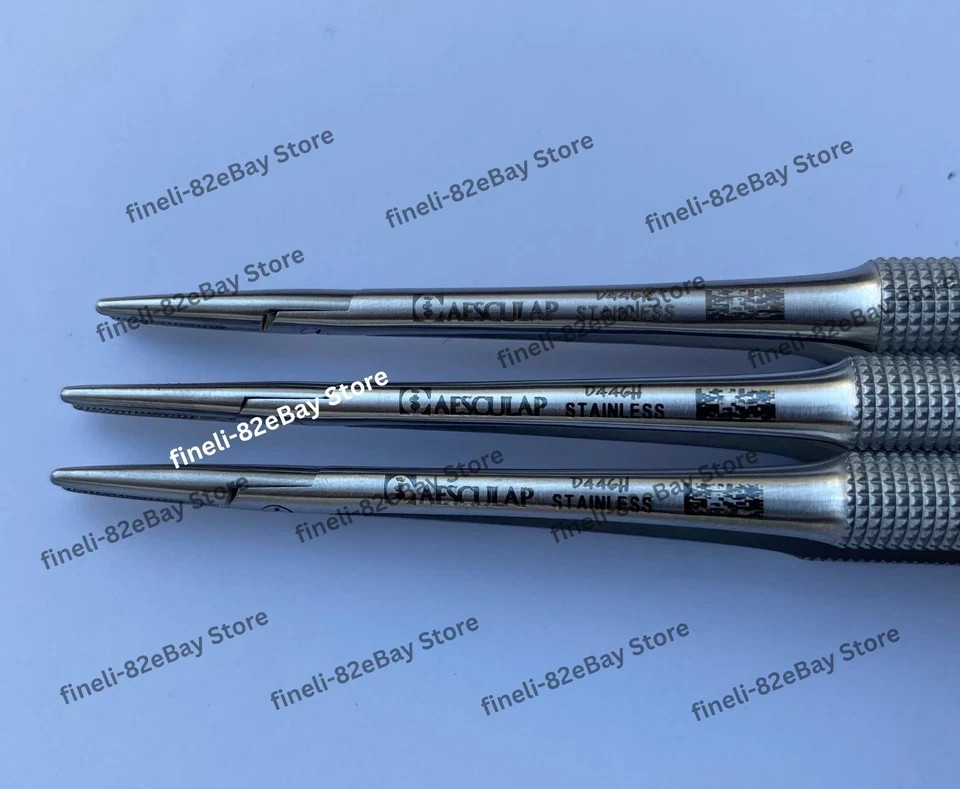 Aesculap Castroviejo Needle Holder FM388R TC Straight 7″ Lot of 3x